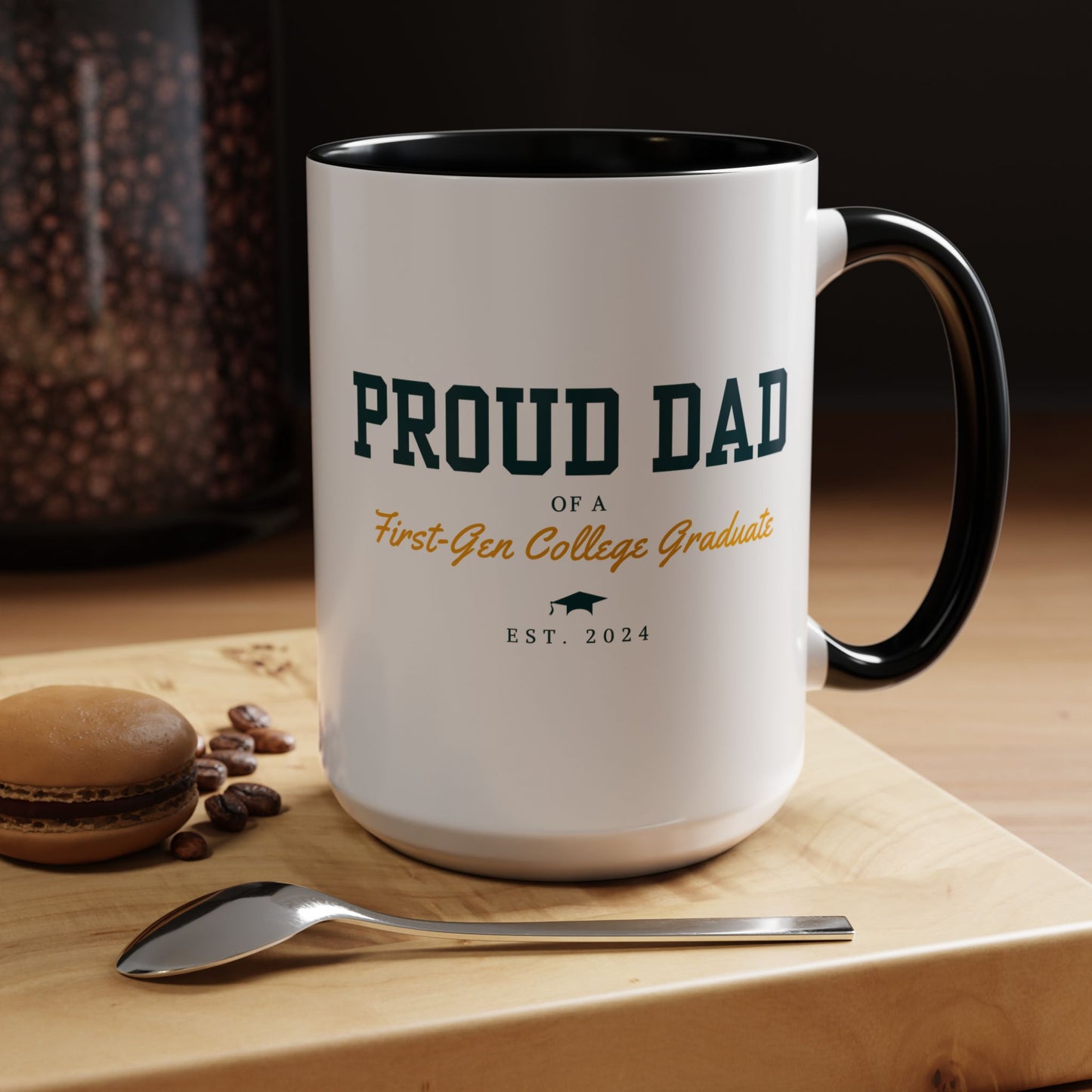 Taza de Orgulloso Papá de Primera Generación