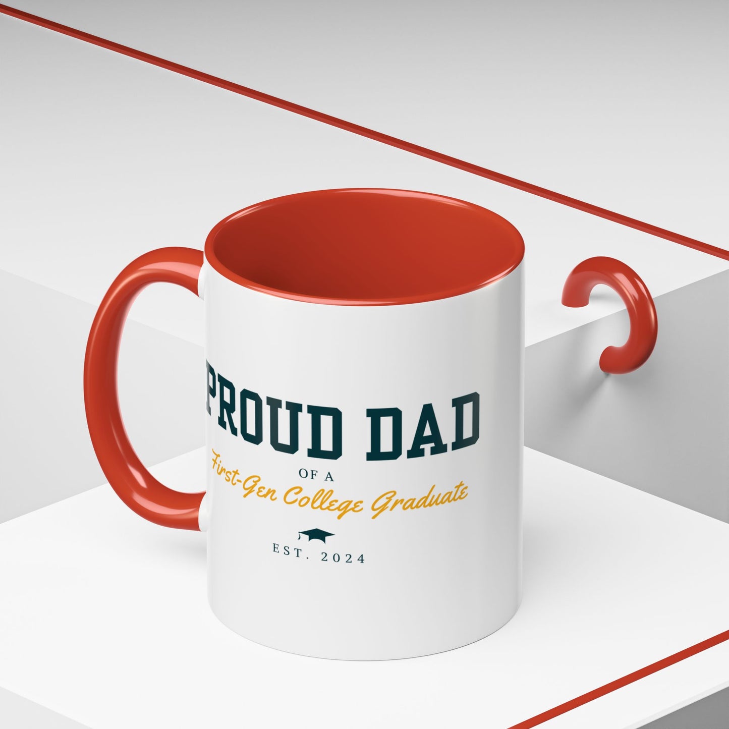 Taza de Orgulloso Papá de Primera Generación