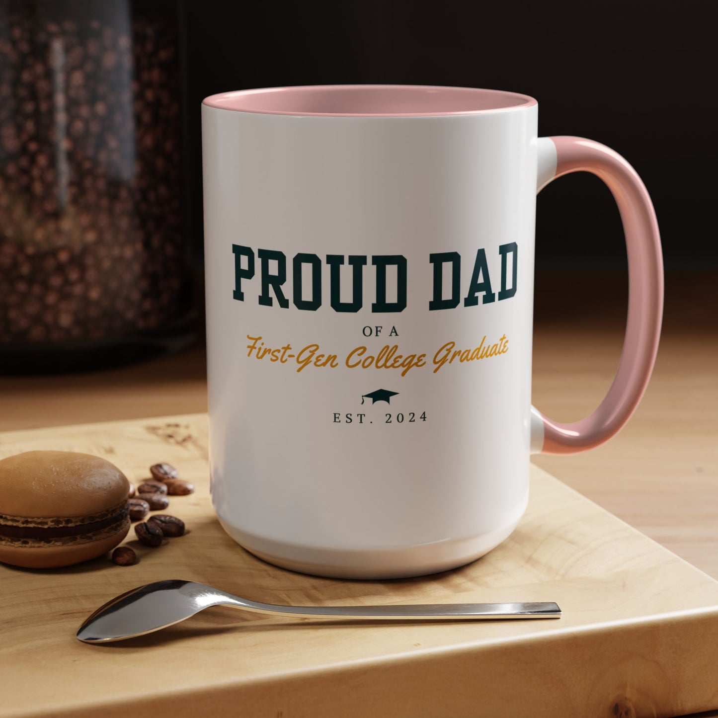 Taza de Orgulloso Papá de Primera Generación