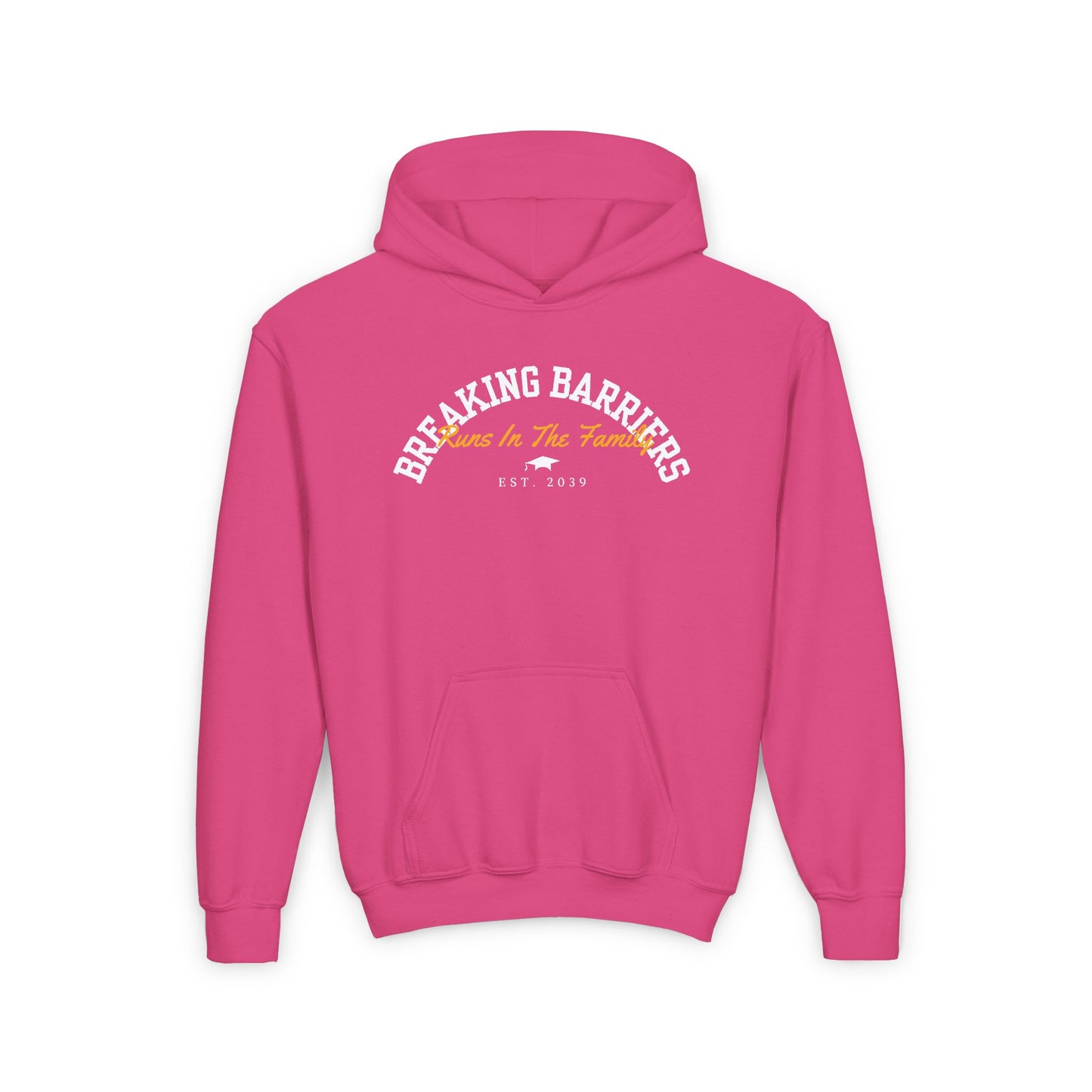 Sudadera con capucha de mezcla pesada para jóvenes