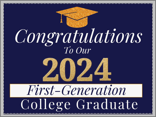 First Gen Sign First-Gen Yard Celebration Signs – First Gen Established