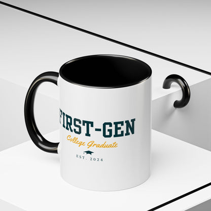 Taza de orgulloso graduado de primera generación
